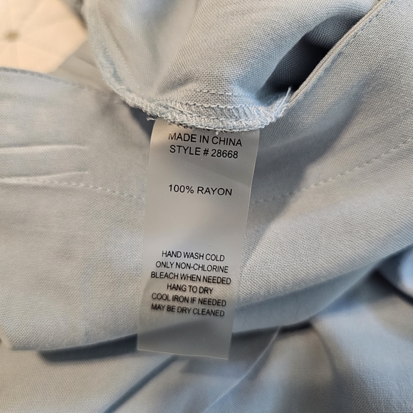 NWOT! Soft Surroundings Wrap Pants! Size Medium. - Picture 7 of 8